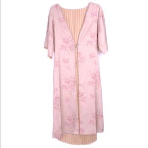 🆕 Saltwater-Luxe Ryker Floral Petals & Stripes Reversible Kimono Duster